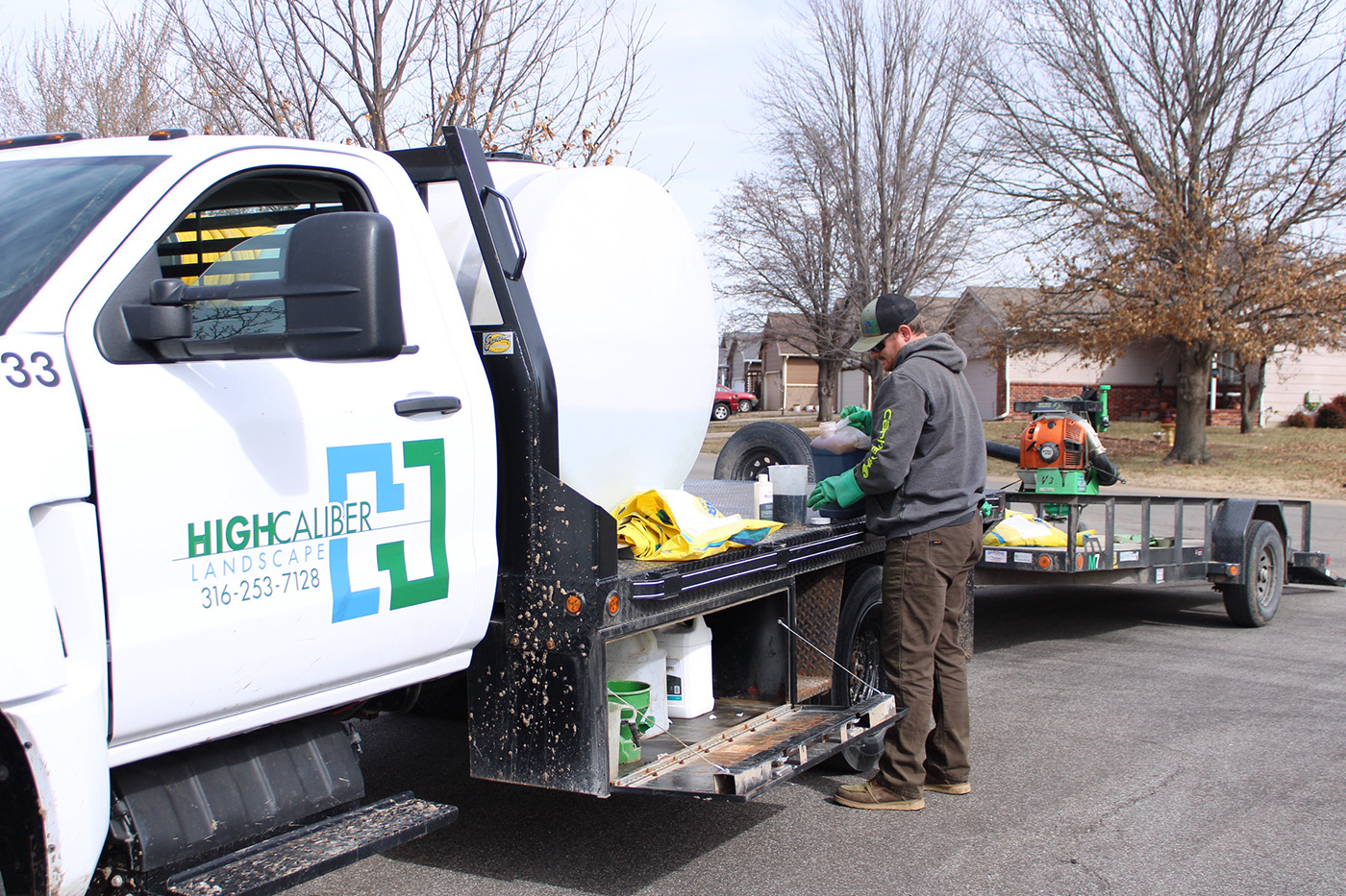 High Caliber Landscape Truck