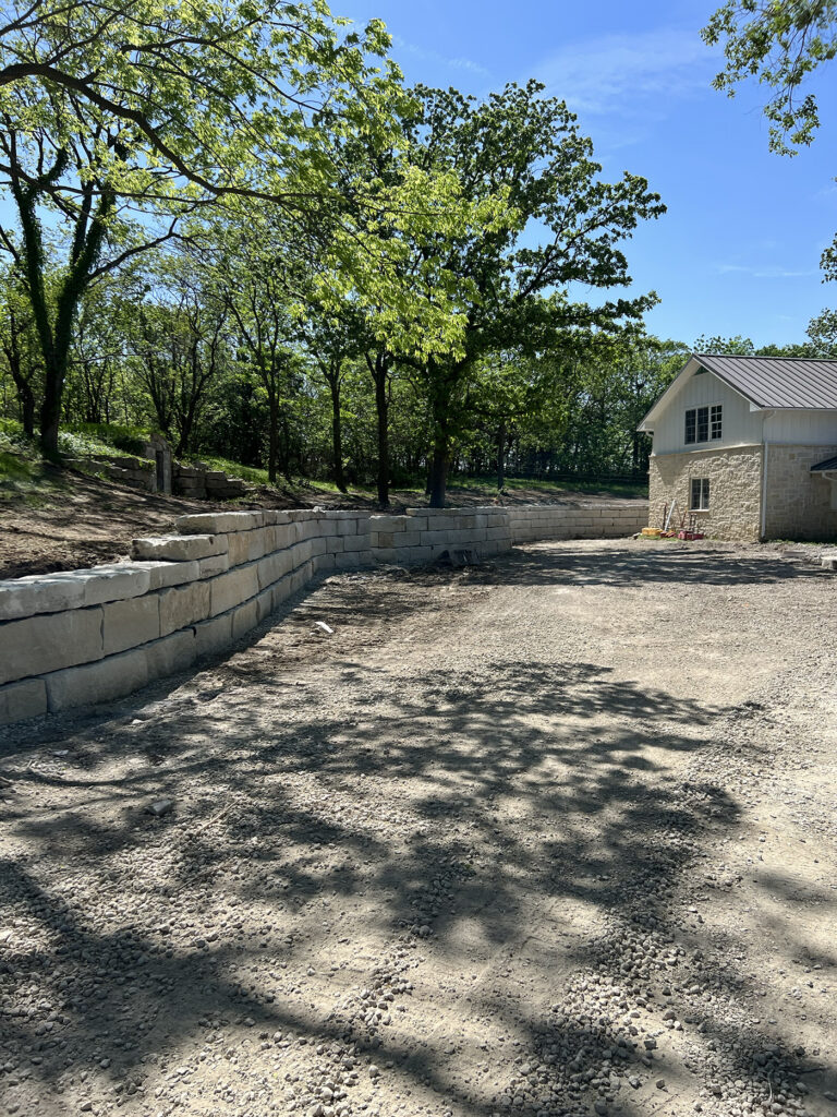 Wichita Retention Wall Construction